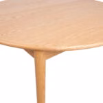 Söögilaud TROYES D100+32xH75cm, tamm - Pilt 6