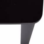Laud BEIDA 180x90xH75cm, must - Pilt 6