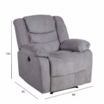 Tugitool CYRUS elektriline recliner, hall - Pilt 2
