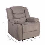 Tugitool CYRUS elektriline recliner, taupe - Pilt 2