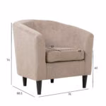Tugitool WESTER taupe - Pilt 7