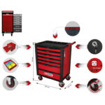 Tööriistakäru RACINGline, 7 sahtlit, KS Tools - Pilt 2