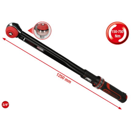 Momentvõti ERGOTORQUE precision 3/4″ 150-750Nm