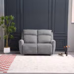 Diivan MAREN 2-kohaline manuaalne recliner, hall - Pilt 5