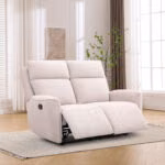 Diivan MAREN 2-kohaline manuaalne recliner, beež - Pilt 4