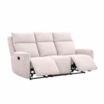 Diivan MAREN 3-kohaline manuaalne recliner, beež - Pilt 2