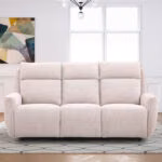 Diivan MAREN 3-kohaline manuaalne recliner, beež - Pilt 5