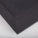 Tumba FULLER 83x83xH42cm, tumehall - Pilt 2
