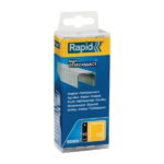Klambrid 13/10 5000tk, 10,6x0,7mm, kollane, plastkarbis, tsi, Rapid - Pilt 3