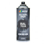 Spreivärv RAL 7024 hall läikiv 400ml, Motip - Pilt 3