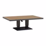 Laud PARKER 150x90xH52-75cm, hall - Pilt 2