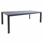 Laud TOMSON 216x100xH73 cm, tumehall - Pilt 3