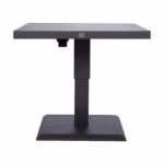 Laud TOMSON 85x85xH52-75cm, tumehall - Pilt 2