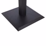 Laud TOMSON 85x85xH52-75cm, tumehall - Pilt 4