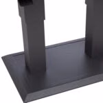 Laud TOMSON 150x90xH52-75cm, tumehall - Pilt 5