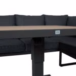 Aiamööblikomplekt PARKER 4-osaline, hall - Pilt 7