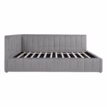 Voodi JASPER 90x200cm, hall - Pilt 2