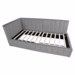 Voodi JASPER 90x200cm, hall - Pilt 3