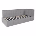 Voodi JASPER 90x200cm, hall - Pilt 7