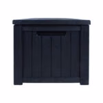 Säilituskast PRAIA 143x67,5x60,5cm/450L, must plastik - Pilt 4