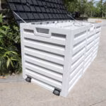 Säilituskast ALISA 112,8x49x53,5cm/265L, valge/hall plastik - Pilt 6