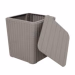 Säilituskast BOCAS 39x39x42cm/43L, hall plastik - Pilt 2