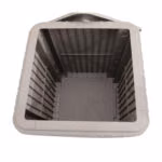 Säilituskast BOCAS 39x39x42cm/43L, hall plastik - Pilt 3
