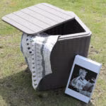Säilituskast BOCAS 39x39x42cm/43L, hall plastik - Pilt 4