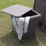 Säilituskast BOCAS 39x39x42cm/43L, hall plastik - Pilt 5