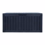 Säilituskast BOMM 117,5x47,5xH59cm/300L, must plastik - Pilt 2
