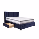 Voodi GRACE 160x200cm, sinine - Pilt 2
