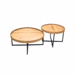 Diivanilaud MUSIC 2tk D70xH46cm, D50xH38cm, tamm - Pilt 2