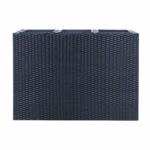 Lillekast WICKER 84x30xH62cm, must - Pilt 3