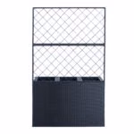 Lillekast WICKER taimetoega 83x29xH55/14 - Pilt 3