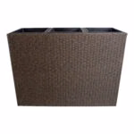 Lillekast WICKER 110x39xH88cm, tumepruun - Pilt 2