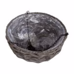 Lilleampel WICKER D30xH20cm, hall - Pilt 2