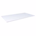 Lauaplaat ERGO 160x80cm, hallikasvalge - Pilt 2