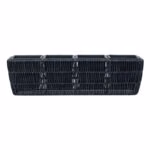 Lillekast WICKER 57x16xH16cm, must - Pilt 2