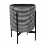 Lillepott WICKER alusega