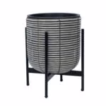 Lillepott WICKER alusega
