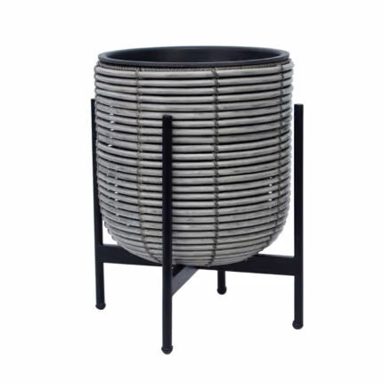 Lillepott WICKER alusega