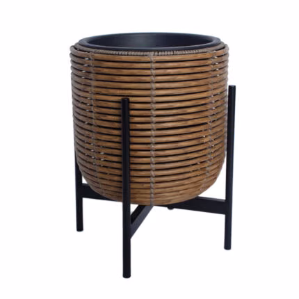 Lillepott WICKER alusega