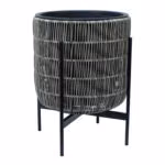 Lillepott WICKER alusega