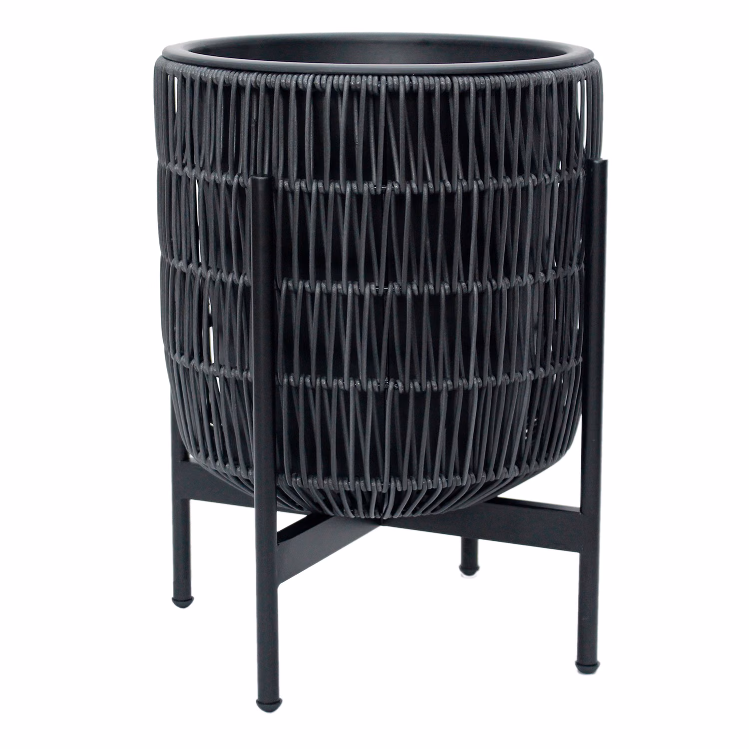 38109 Lillepott WICKER alusega
