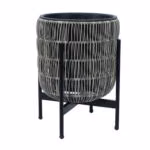 Lillepott WICKER alusega