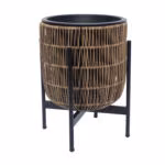 Lillepott WICKER alusega