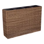 Lillekast WICKER 89x24xH60cm, helepruun - Pilt 2