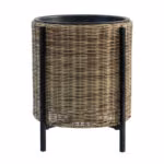 Lillepott WICKER alusega D39xH45cm