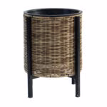 Lillepott WICKER alusega D28xH36cm