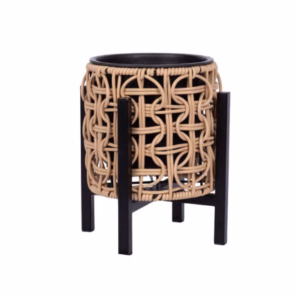 Lillepott WICKER alusega